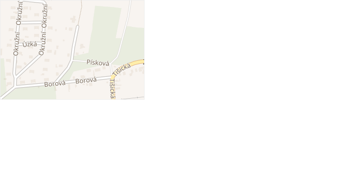 V Rytinách v obci Neratovice - mapa ulice