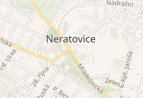 Vít. Hálka v obci Neratovice - mapa ulice