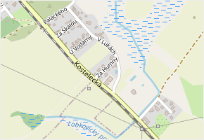 Za Humny v obci Neratovice - mapa ulice
