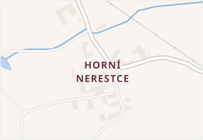 Horní Nerestce v obci Nerestce - mapa části obce
