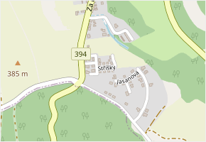 Stříšky v obci Neslovice - mapa ulice