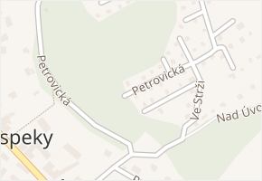Petrovická v obci Nespeky - mapa ulice