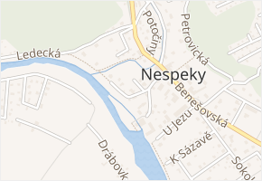 Pod Jezem v obci Nespeky - mapa ulice