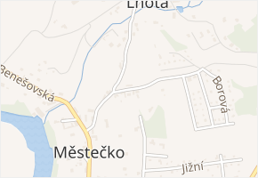 V Chaloupkách v obci Nespeky - mapa ulice