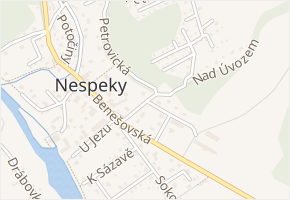 Za Starou Poštou v obci Nespeky - mapa ulice