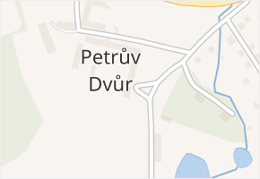 Petrův Dvůr v obci Netolice - mapa části obce