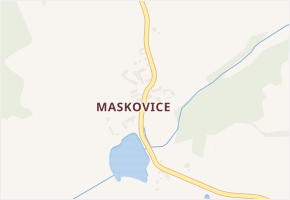 Maskovice v obci Netvořice - mapa části obce