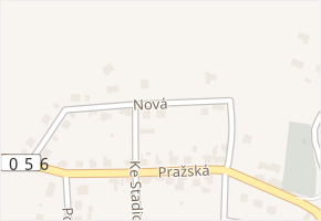 Nová v obci Netvořice - mapa ulice