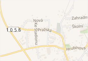 Pražská v obci Netvořice - mapa ulice