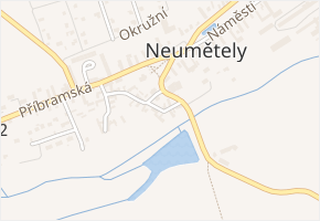 V Chaloupkách v obci Neumětely - mapa ulice