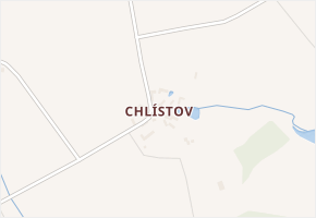 Chlístov v obci Neustupov - mapa části obce