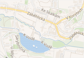 Ovčín v obci Neustupov - mapa ulice