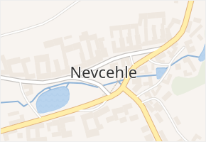 Nevcehle v obci Nevcehle - mapa části obce
