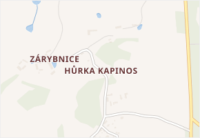Hůrka Kapinos v obci Neveklov - mapa části obce