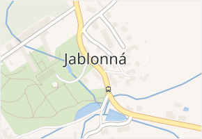 Jablonná v obci Neveklov - mapa části obce