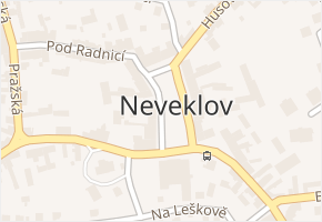 náměstí Jana Heřmana v obci Neveklov - mapa ulice