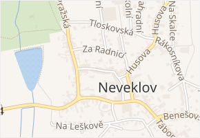 Pod Radnicí v obci Neveklov - mapa ulice
