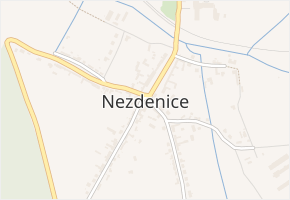 Zábavská v obci Nezdenice - mapa ulice