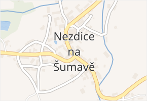 Nezdice na Šumavě v obci Nezdice na Šumavě - mapa části obce