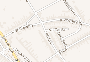 Příčná v obci Nivnice - mapa ulice