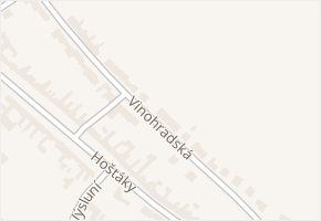 Vinohradská v obci Nivnice - mapa ulice