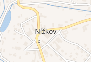 Nížkov v obci Nížkov - mapa části obce