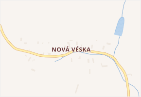 Nová Véska v obci Norberčany - mapa části obce