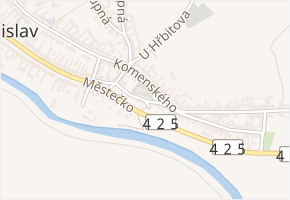 Na Skalce v obci Nosislav - mapa ulice