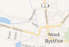 Luční v obci Nová Bystřice - mapa ulice