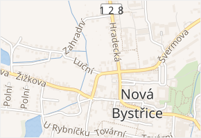 Mlýnská v obci Nová Bystřice - mapa ulice