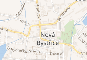 Zámecká v obci Nová Bystřice - mapa ulice