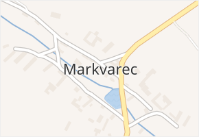 Markvarec v obci Nová Cerekev - mapa části obce