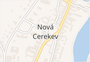 Nová Cerekev v obci Nová Cerekev - mapa části obce