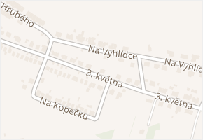 3. května v obci Nová Paka - mapa ulice