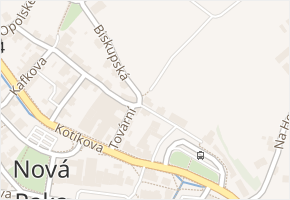 Biskupská v obci Nová Paka - mapa ulice