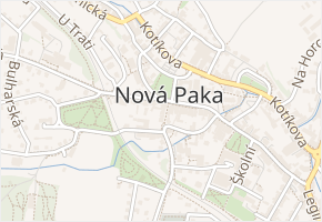 Jiřího z Poděbrad v obci Nová Paka - mapa ulice