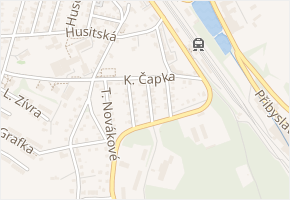 K. Světlé v obci Nová Paka - mapa ulice