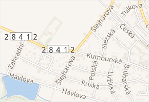 Kumburská v obci Nová Paka - mapa ulice