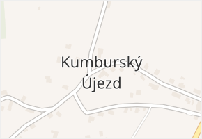 Kumburský Újezd v obci Nová Paka - mapa části obce