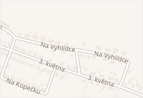 Na Vyhlídce v obci Nová Paka - mapa ulice