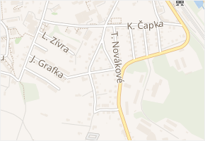 O. Zeminy v obci Nová Paka - mapa ulice