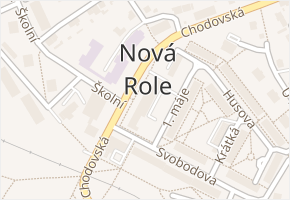 Chodovská v obci Nová Role - mapa ulice
