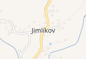 Jimlíkov v obci Nová Role - mapa části obce