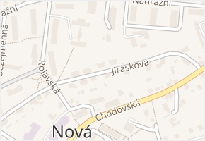 Jiráskova v obci Nová Role - mapa ulice