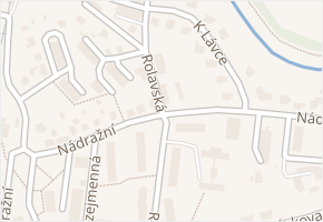 Rolavská v obci Nová Role - mapa ulice