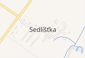 Sedlíšťka v obci Nová Sídla - mapa části obce