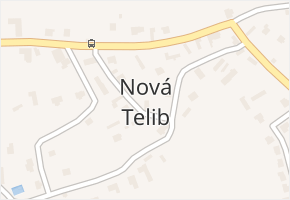 Nová Telib v obci Nová Telib - mapa části obce