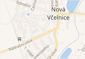 Luční v obci Nová Včelnice - mapa ulice