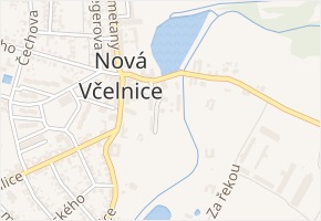 Podskalí v obci Nová Včelnice - mapa ulice