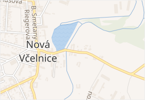 Zámecká v obci Nová Včelnice - mapa ulice